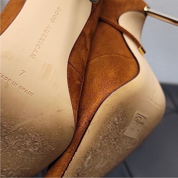 Good American  Scandal Lace Up High Heel Booties - Picture 9 of 10